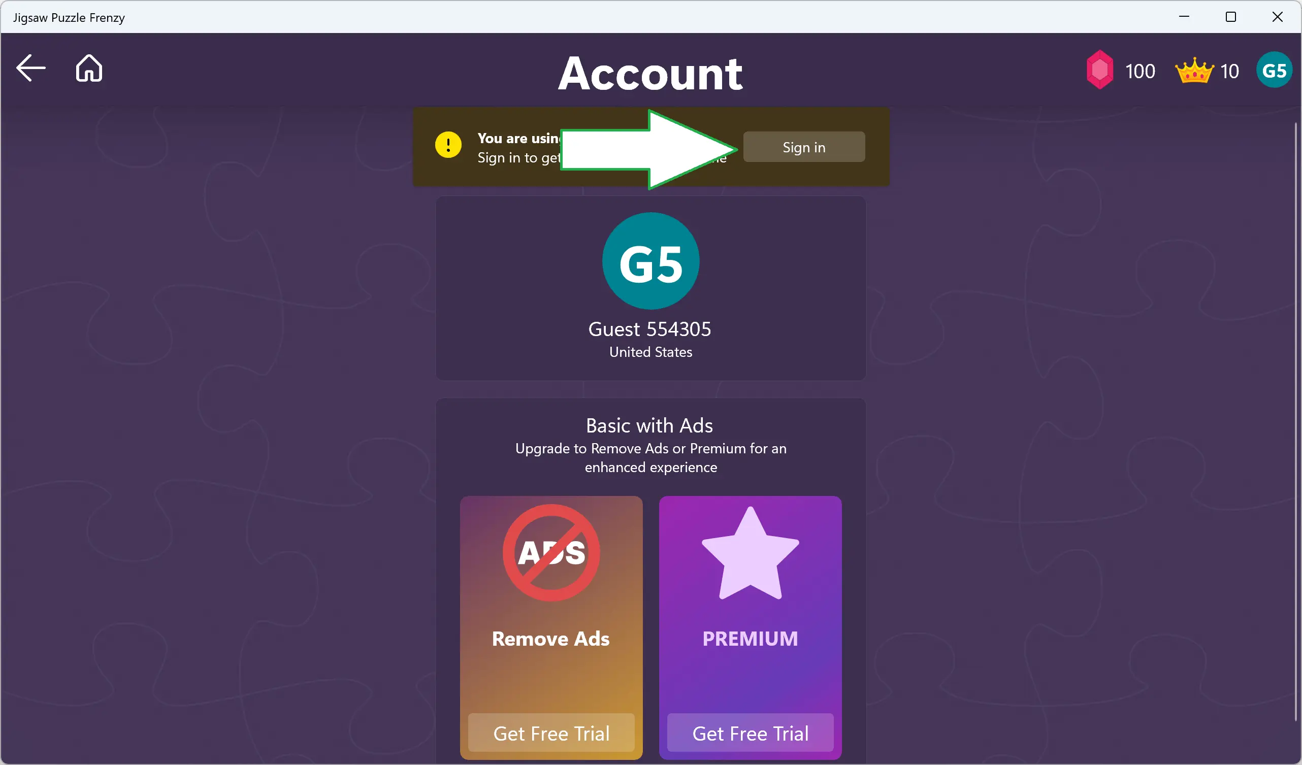 Create Account Step 3