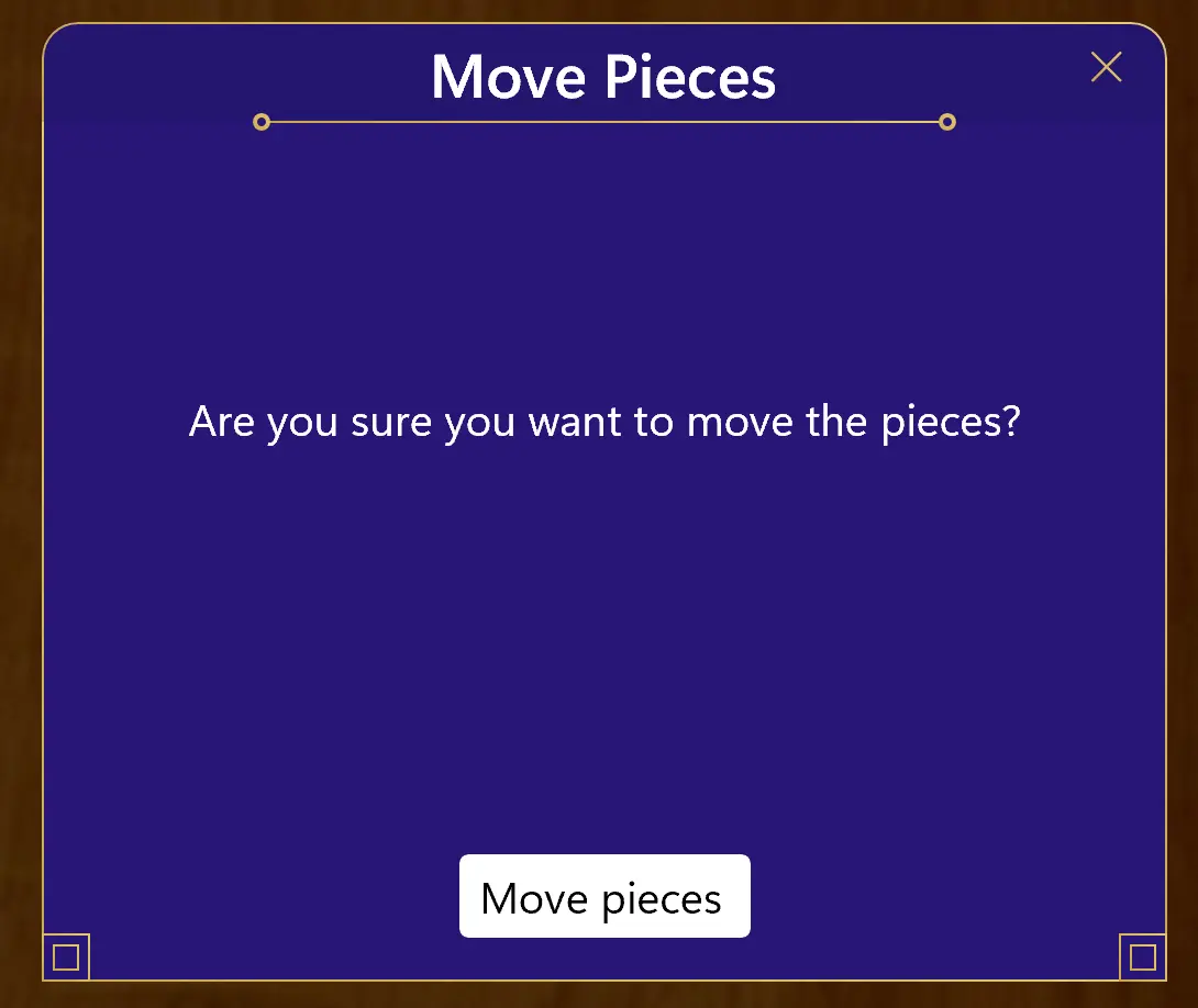 Move all individual pieces commands