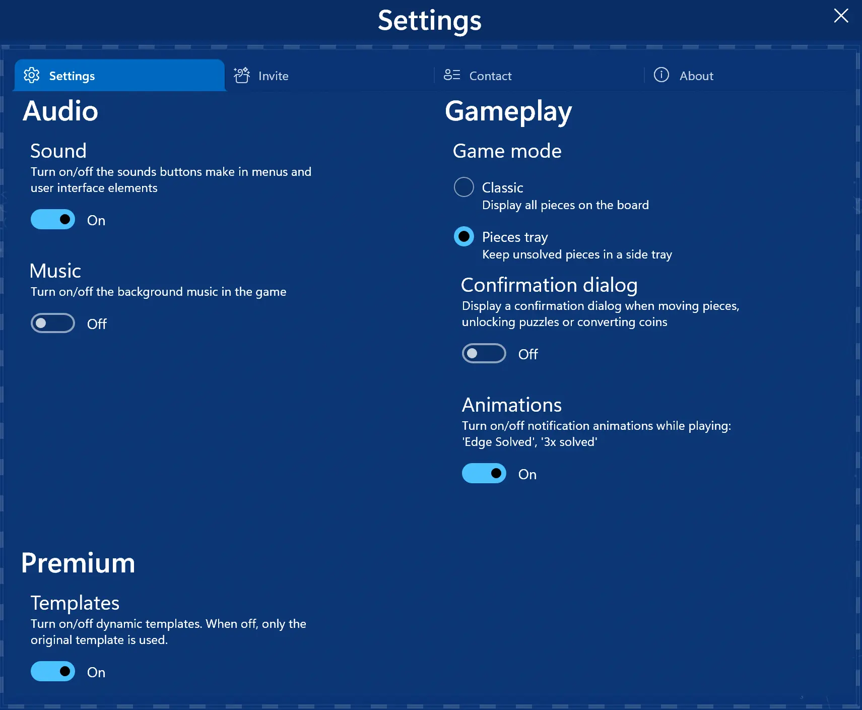 Turn off dynamic templates